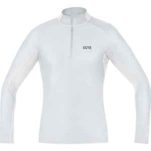 maillot-manches-longues-1-4-zip-gore-m-windstopper-thermo-gris-clair-blanc