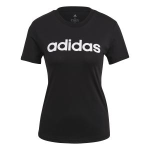 t-shirt-femme-adidas-essentials-slim-logo-noir-blanc
