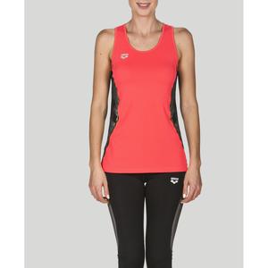 000954-475-debardeur-femme-arena-run-fluo-red-black