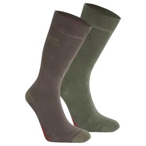 cuh369-ram-chaussettes-craghoppers-nosilife-travel-x2-woodland-green-wild-olive