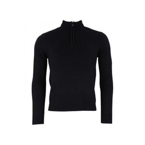 charlito-fo-noir-pull-col-roule-demi-zip-peak-mountain-black