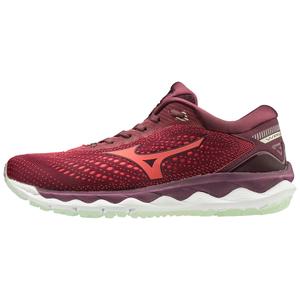 chaussures-femme-mizuno-wave-sky-3-bordeaux-orange
