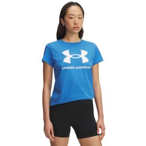 1356305-402-t-shirt-femme-under-armour-sportstyle-graphic-blue-atlantis