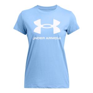 1356305-465-t-shirt-femme-under-armour-sportstyle-graphic-horizon-blue-white