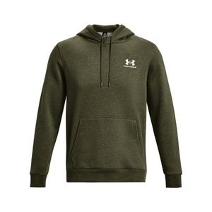 1373880-391-sweat-a-capuche-under-armour-essential-fleece-vert-marine-blanc
