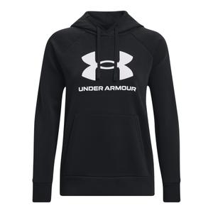 1379501-001-sweatshirt-a-capuche-femme-under-armour-rival-fleece-big-logo-noir-blanc