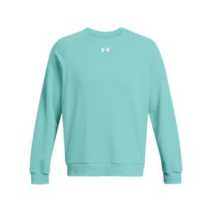 1379755-482-sweatshirt-under-armour-rival-bleu-turquoise-blanc