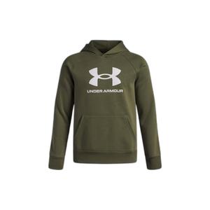 1379791-390-sweatshirt-a-capuche-enfant-under-armour-rival-fleece-big-logo-marine-od-green