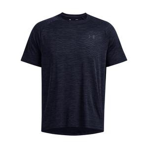 1382796-410-t-shirt-under-armour-tech-tm-textured-bleu-navy-noir