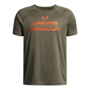 1383010-402-maillot-enfant-under-armour-tech-split-wordmark-blue-atlantis