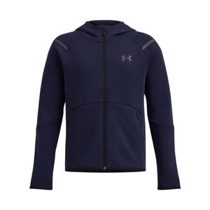 1386687-410-polaire-a-capuche-zippe-enfant-under-armour-unstoppable-fleece-bleu-navy-noir