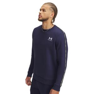 1389357-410-sweatshirt-a-col-ras-du-cou-under-armour-icon-bleu-navy-blanc